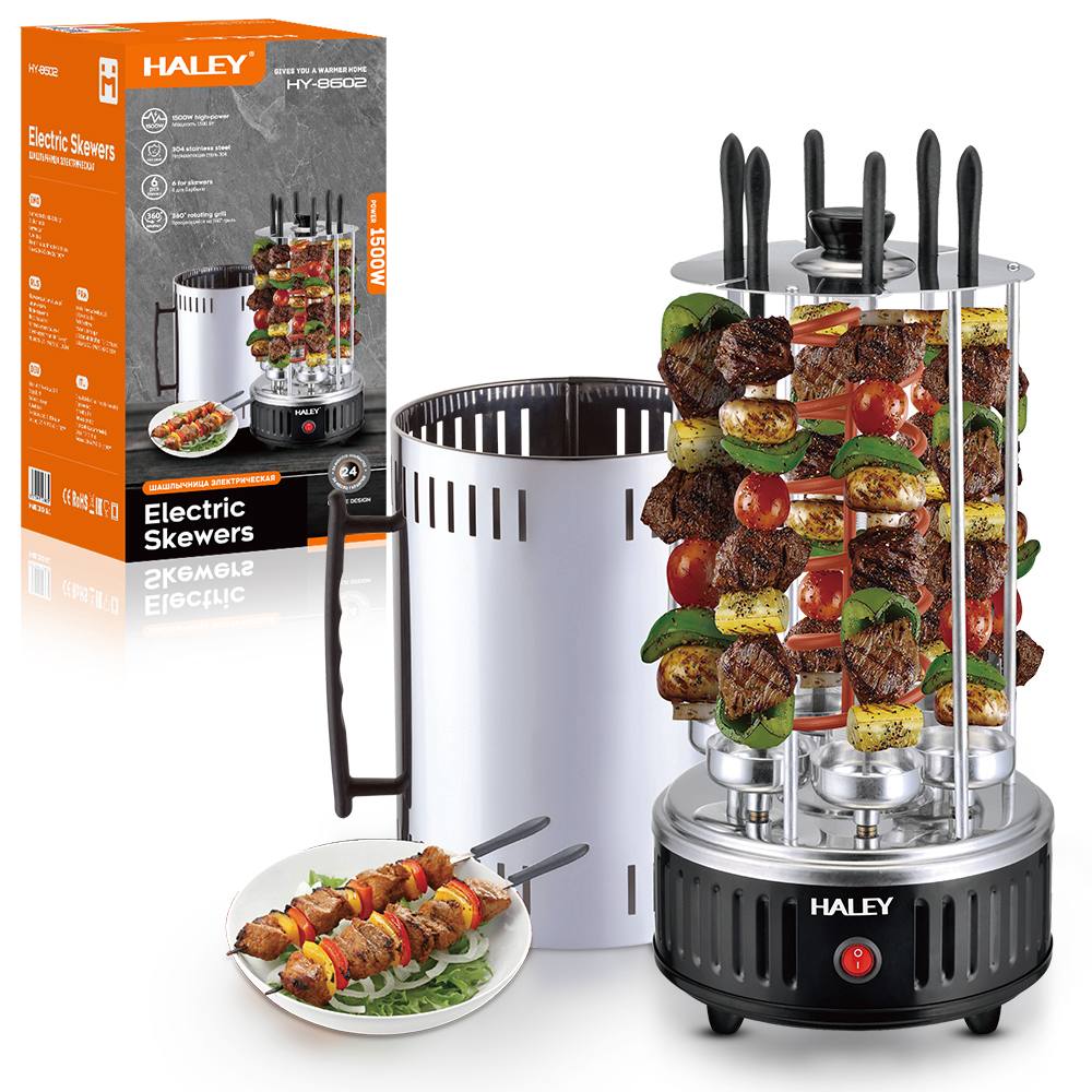 شواية كهربائية 6 اسياخ HY-8602
