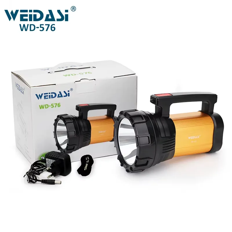 كشاف بحث قابل للشحن بمقبض علوي WD-576