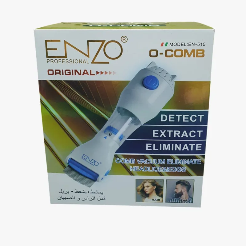 مشط كهربائي لجمع القمل إنزو