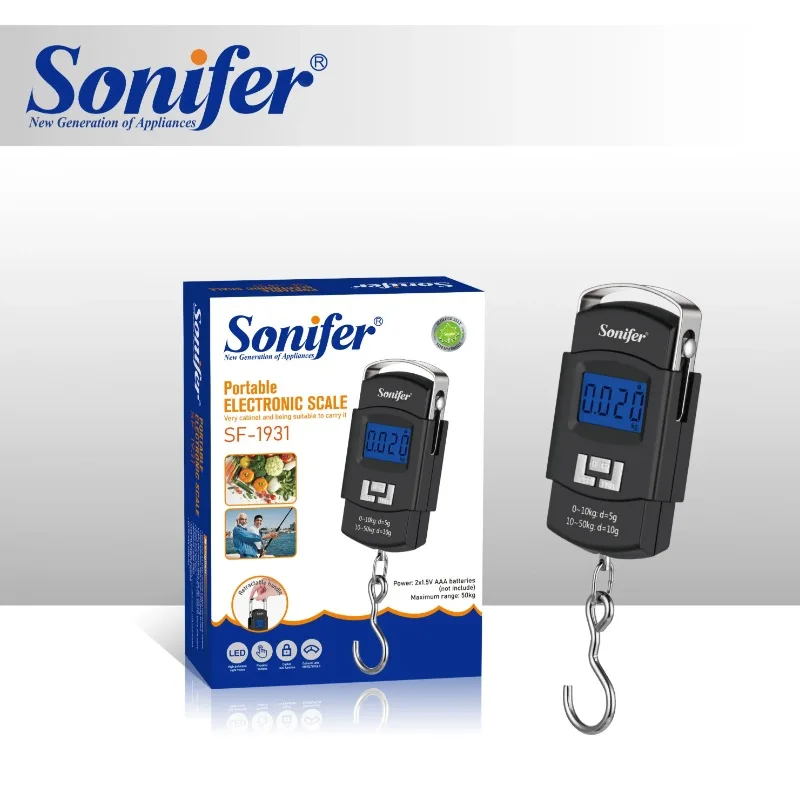 ميزان حقائب رقمي Sonifer SF-1931 حتى 50 كغم