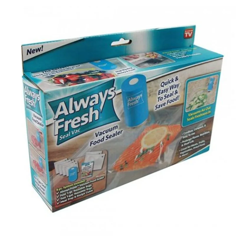 جهاز تفريغ هواء محمول لأكياس الطعام Always Fresh