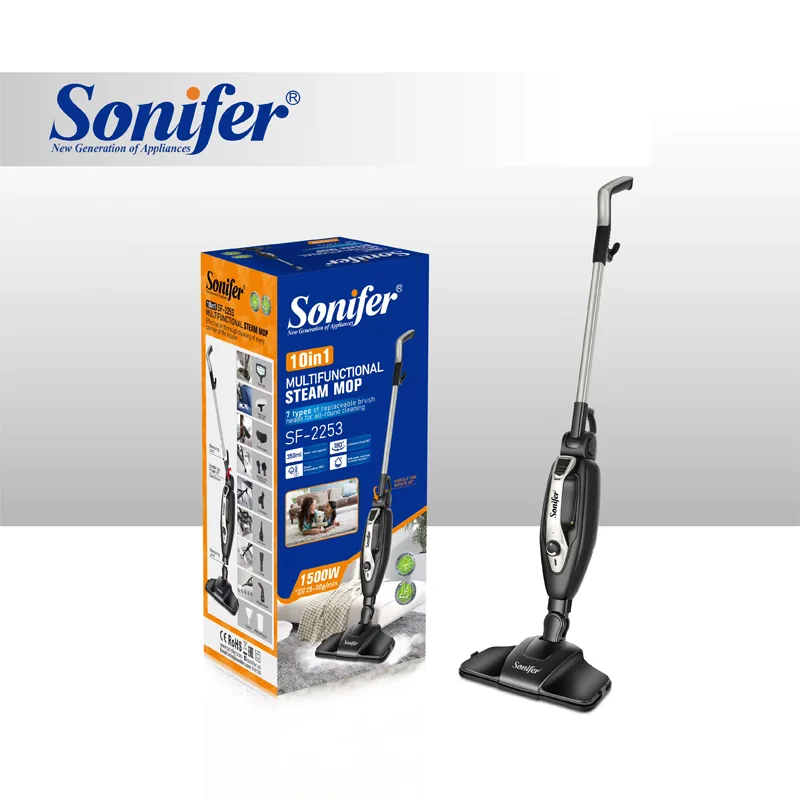 ممسحة بخار Sonifer SF-2253 متعددة الاستخدام، 10 في 1