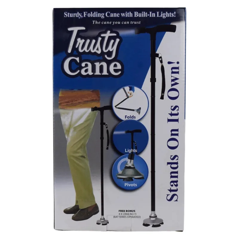 عصا مشي قابلة للطي مع إضاءة Trusty Cane